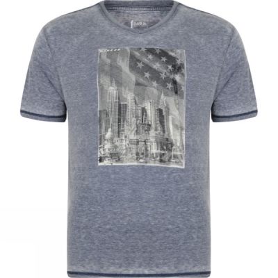 Playeras Dare 2 b Snapshot Ocean Depths Hombre - Gris - Chile TXC465931